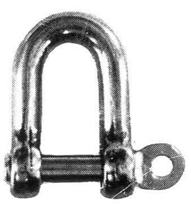 くまʕ。•ﻌ•。ʔꔛᰔᩚ。 IMPA 233501 SCREW PIN D-SHACKLE 6x6x12mm STAINLESS STEEL