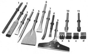 IMPA 590553 Spare Chisel for Pneumatic Chisel Hammer MH23K