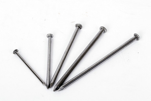 Hillman 122531 Wire Nail, 7/8 in L, Steel, Stainless Steel, Flat Head,  Smooth Shank, Silver, 2 oz - Walmart.com