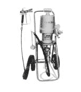 IMPA 270404 Airless unit pneumatic ratio 30:1 - 5,3 ltr/min cart