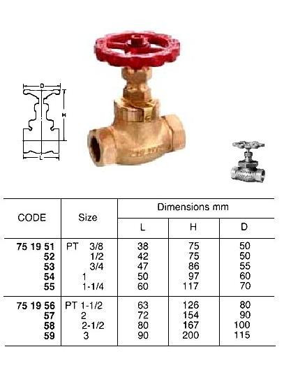 Watts Regulator Co. 3-Inch Brass Gate Valve – Female NPT Thread, 200 PSI, New Old Stock