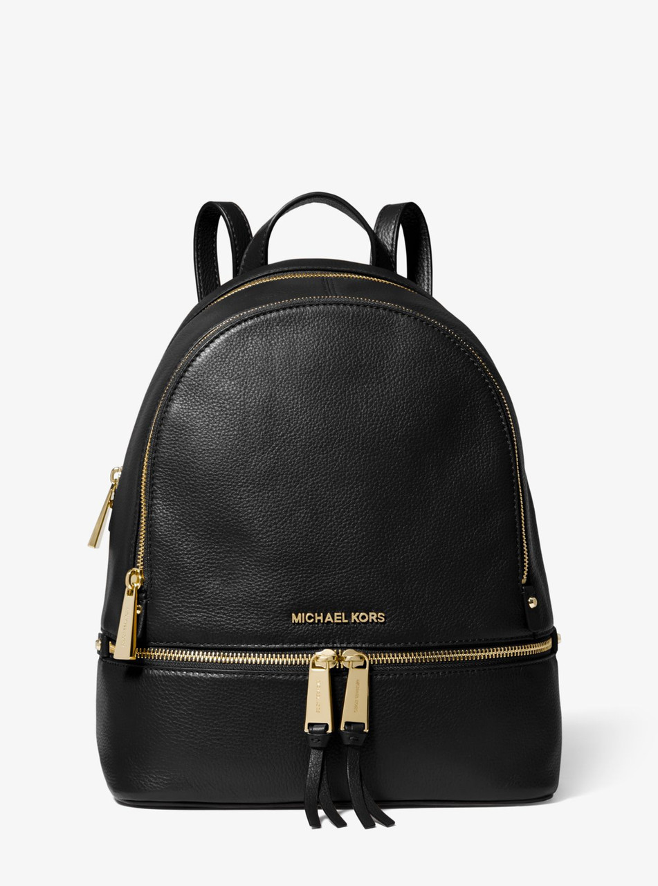 Rhea Zip Medium Backpack BlackGold for sale or rent at Bargain Center  serving Southeatern Kansas Northeastern Oklahoma and Northwest Arkansas