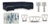 SimpleJoy Navy Sectional Packages