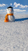 Happy Snowman Backdrop