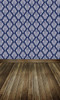 Argyle Damask (Navy) Backdrop Tall