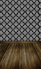 Argyle Damask (Wht/Blk) Backdrop Tall