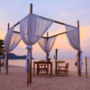Square Dinner on the Beach Backdrop