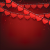 Square Heart Banner Backdrop
