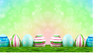 Wide Easter Egg Bokeh Backdrop