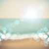 Square Beach Bokeh Backdrop