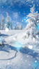 Tall Frozen Bokeh Backdrop