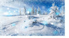 Wide Frozen Bokeh Backdrop