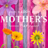 Square Bright Floral Backdrop