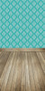Argyle Damask (Aqua) Backdrop Tall