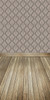 Argyle Damask (Grey) Backdrop Tall