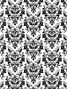 Scroll Damask (Black) Backdrop
