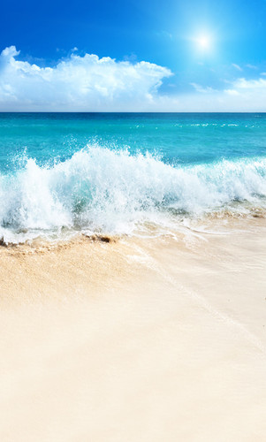 Crashing Ashore Backdrop