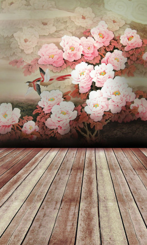 Birds in Flight Backdrop