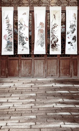 Chinese Watercolors Backdrop