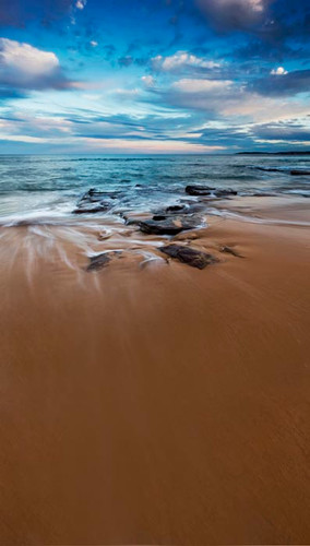 Rocky Seaside Backdrop