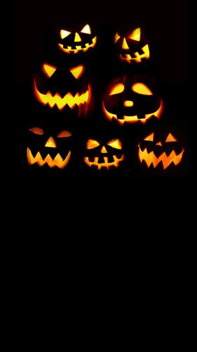 Jack-O-Lantern Pyramid Backdrop