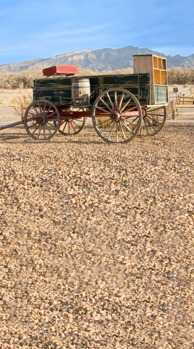 Western Wagon Backdrop