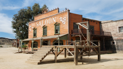 Old West Justice Backdrop Wide