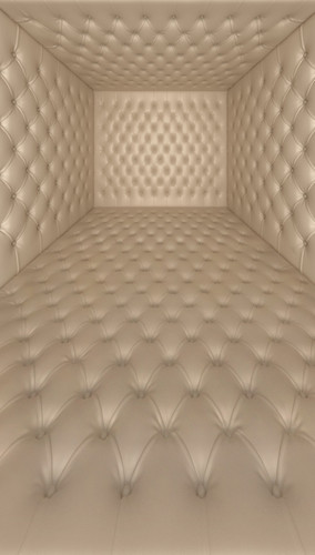 Ivory Tufted Room Backdrop
