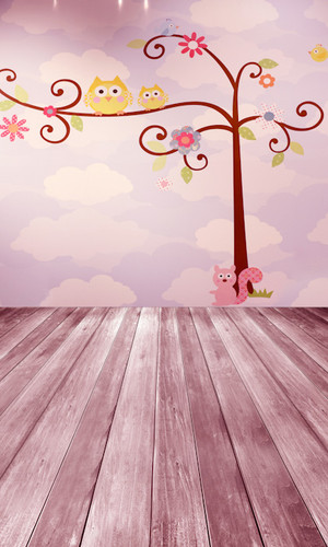 Woodland Friends Backdrop