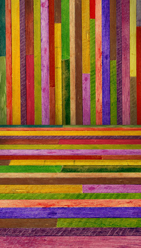 Crayon Colored Planks