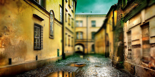 Rainy Alley Wide Format