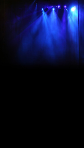Blue Spotlights Backdrop