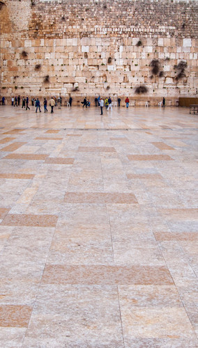 Jerusalem's Western Wall Backdrop