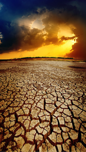 Cracked Terrain Backdrop