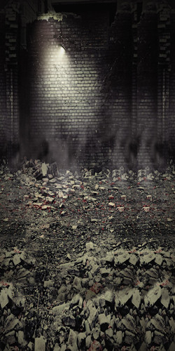 Neglected Alley Photography Backdrops