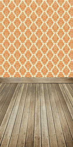 Argyle Damask (Orange) Backdrop Tall Argyle Damask (Orange) Backdrop Tall