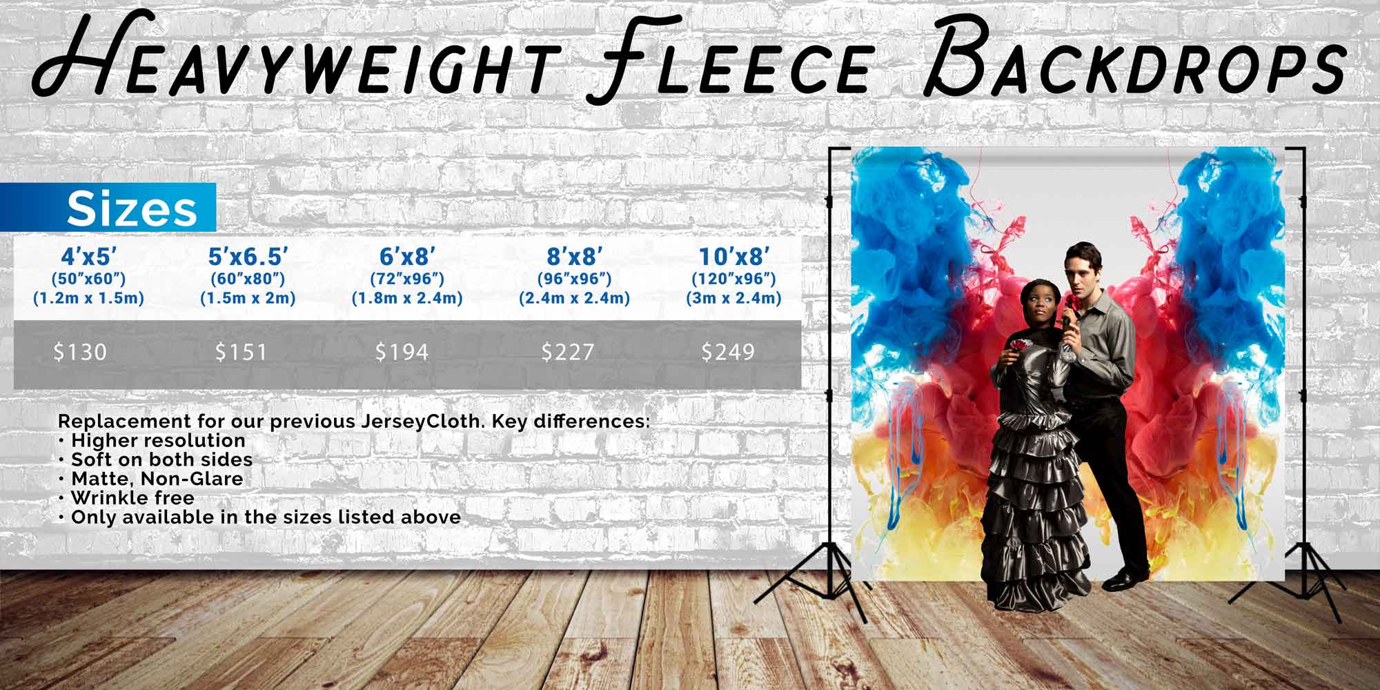 Photo Pie Heavyweight Fleece Backdrop Prices