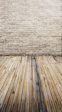 White Brick Flat Backdrop