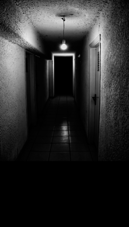 dark scary hallway