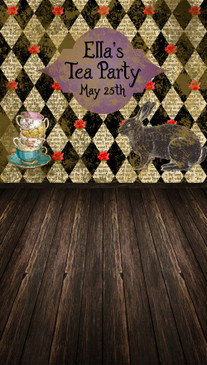 Tall Rustic Tea Party Backdrop