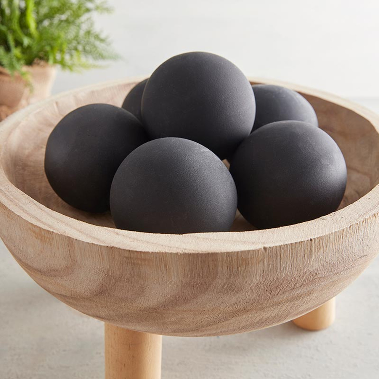 Decorative Balls in Black: A Stylish Touch for Every Home