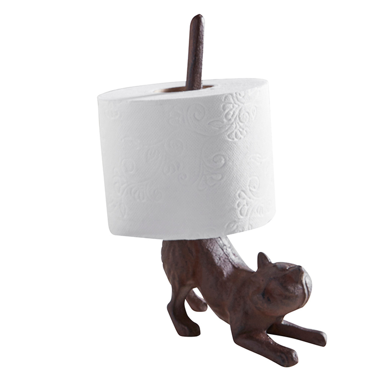 Cat and Bird Paper Towel Holder – Farmhouse Iron Co