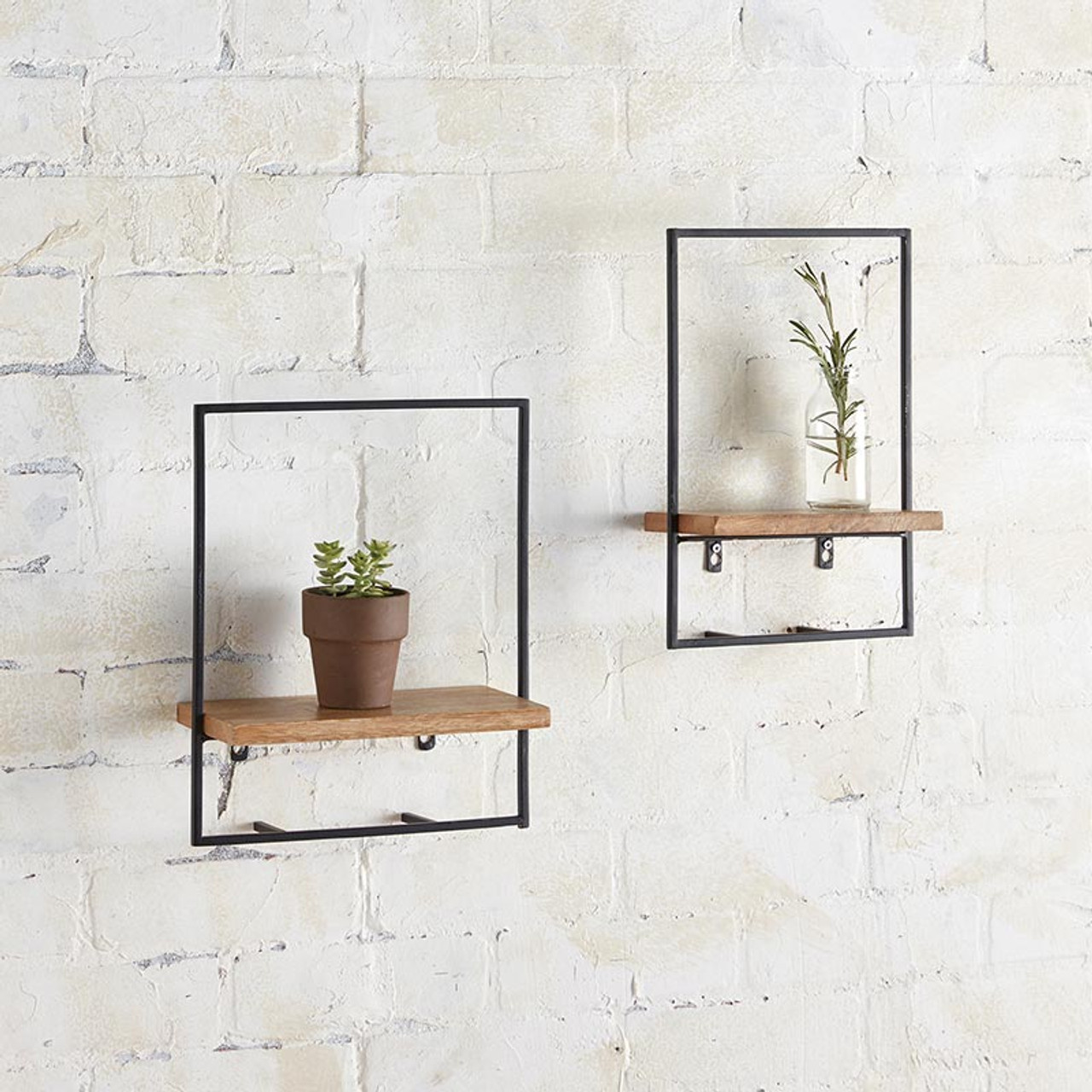 Brass Wall Shelves - Small - 47th & Main