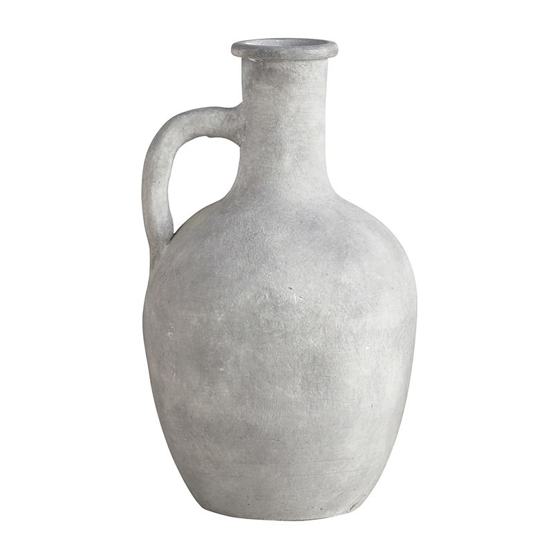 Grey Terracotta Vase - [Consumer]47th & Main
