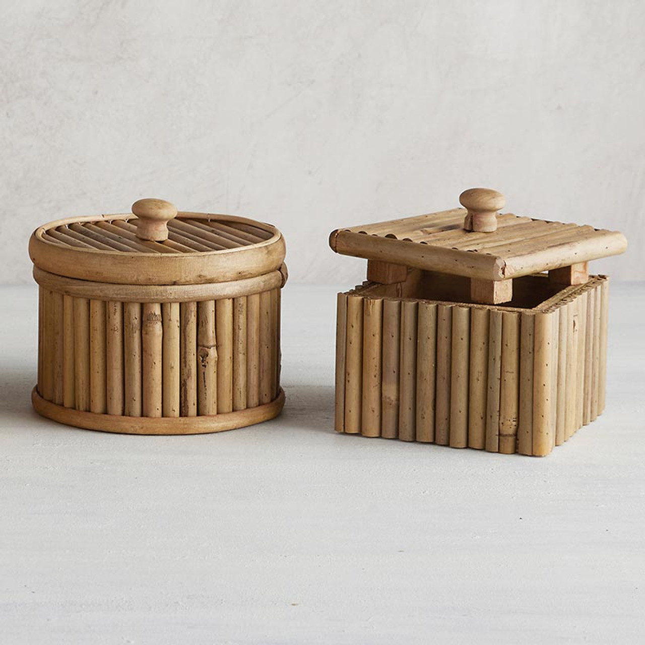 Bamboo Lid with Cutout Handles - Brightroom™