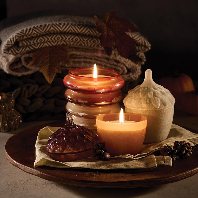 Amber Acorn Candle - [Consumer]47th & Main