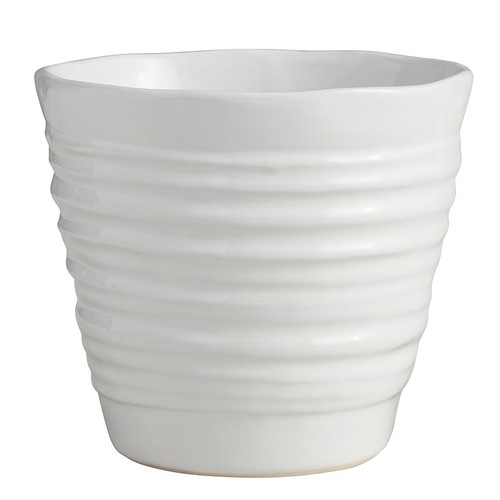 Ivory White Pot - Large