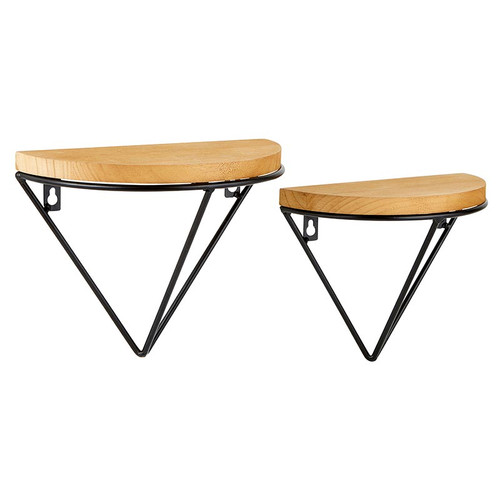 Semi-circular Shelves - Set of 2