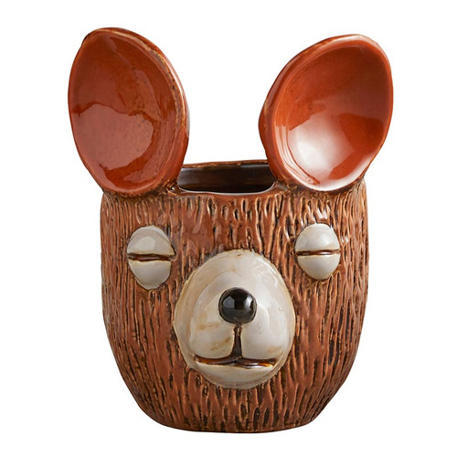 Bear Face Planter - Small