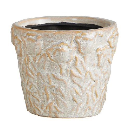 White Ceramic Pot - Medium